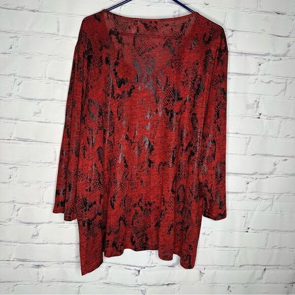 Alfred Dunner size 3XL red top - Picture 2 of 5